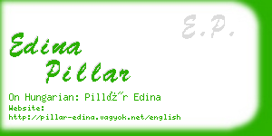 edina pillar business card